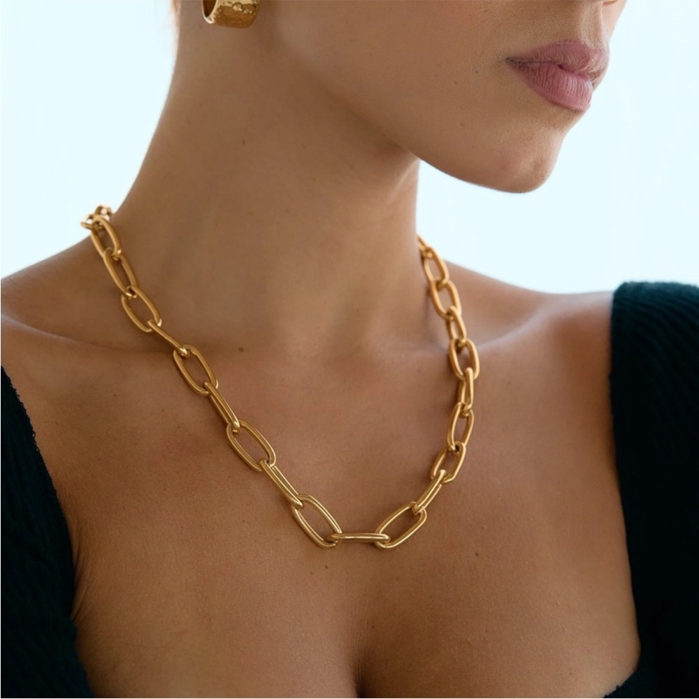 Aureum Adina Necklace 24K Gold/Brass